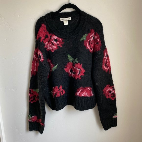 black rose sweater